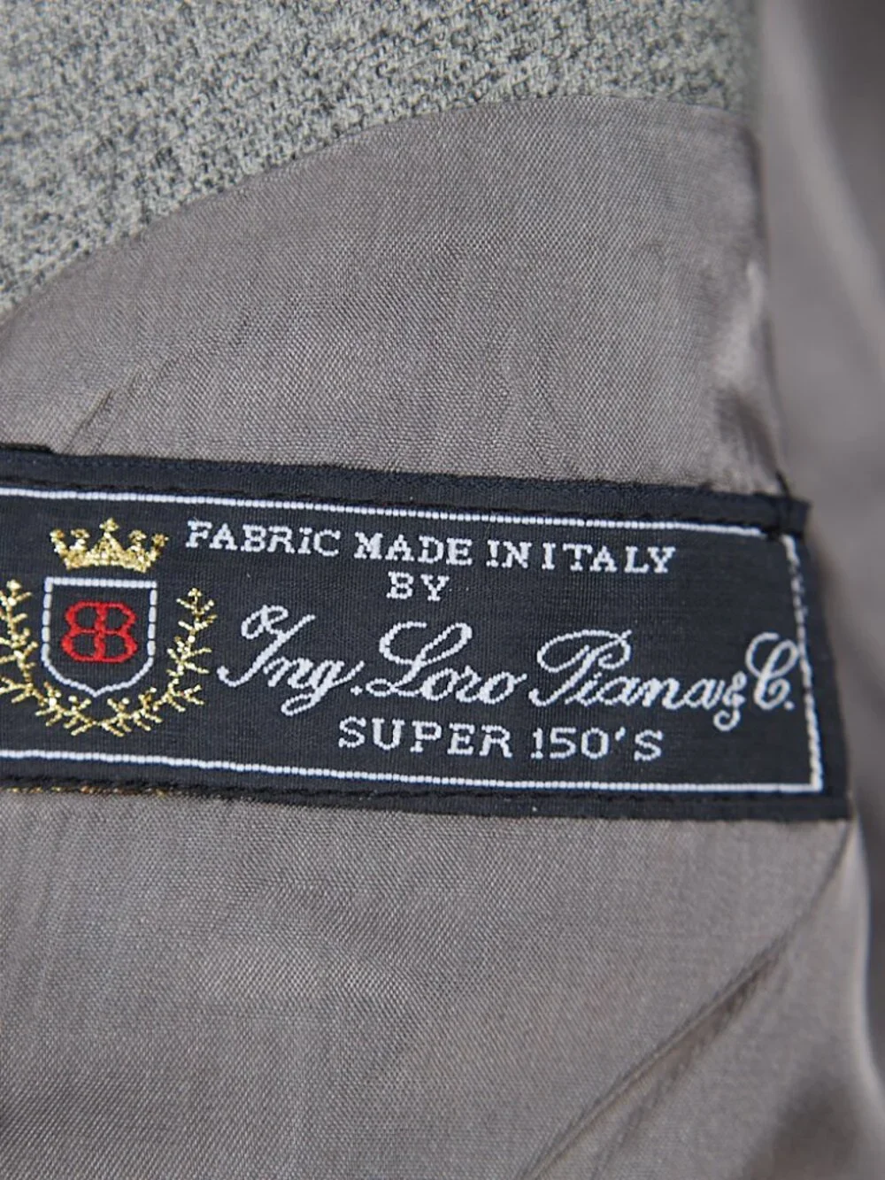 Loro Piana Super 150's Made in Italy Hisar 160 Gray Suit Jacket Men's